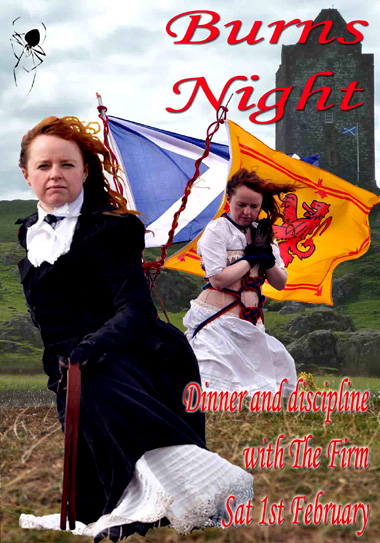 The Firm's Burn's flyer for 2014.