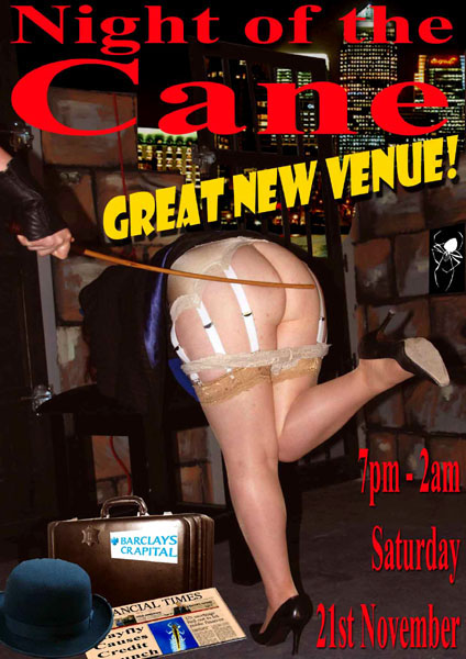 The Firm's Night of the Cane flyer for Saturday 21st. November 2009
